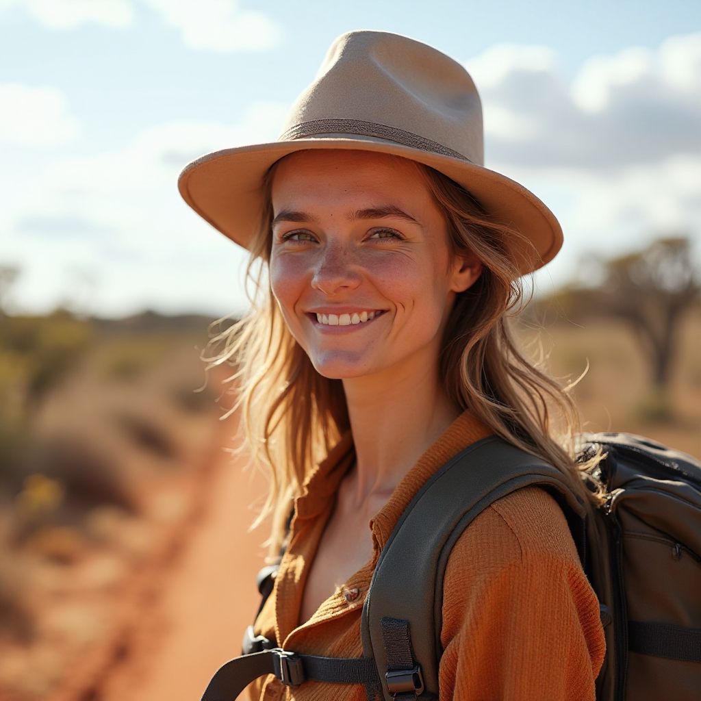 Solo traveler testimonial in Australian outback